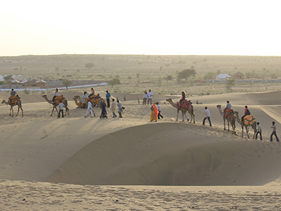 Caravan in the Thar Desert, Rajasthan