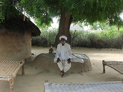 Shajanram, a Bishnoi in Rajasthan