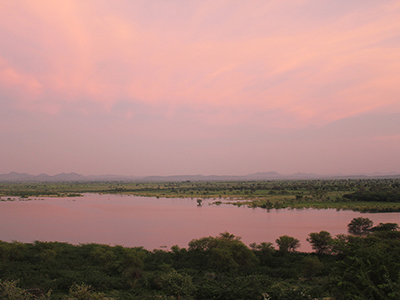 Sunrise in Nimaj, Rajasthan