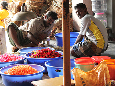 Farmers' market in South India